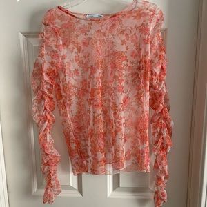 zara patterned long sleeve